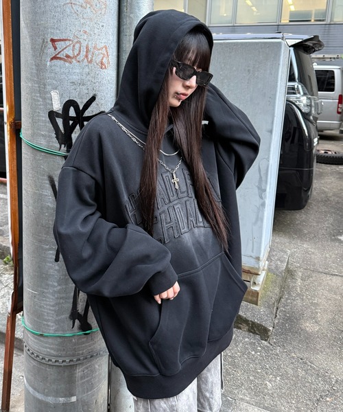 パーカー クロスネックレス付きパーカー レディース メンズ : ZOZOTOWN