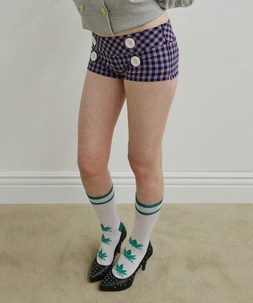 SCULPTOR（スカルプター） パンツ New Emo Gingham Micro Shorts