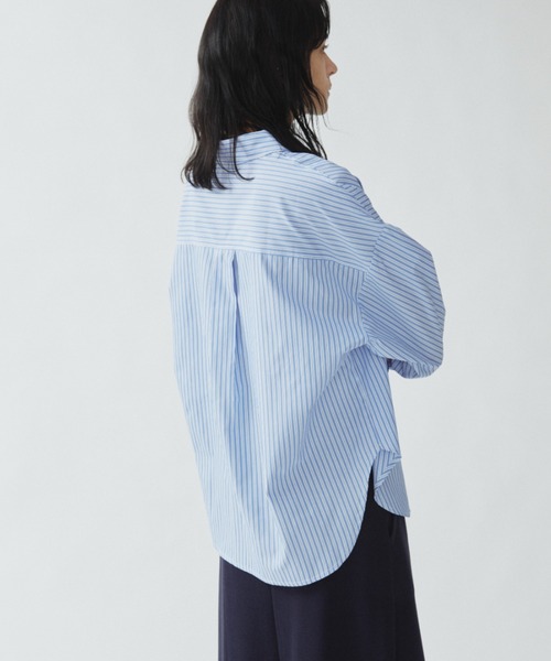 「Aunt Marie's」 長袖シャツ FREE ネイビー レディース_画像6