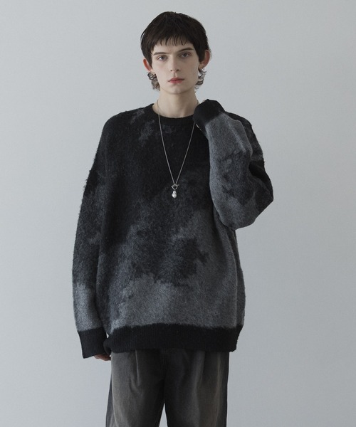 「remer」 長袖ニット SMALL ブラック系その他 メンズ_画像2