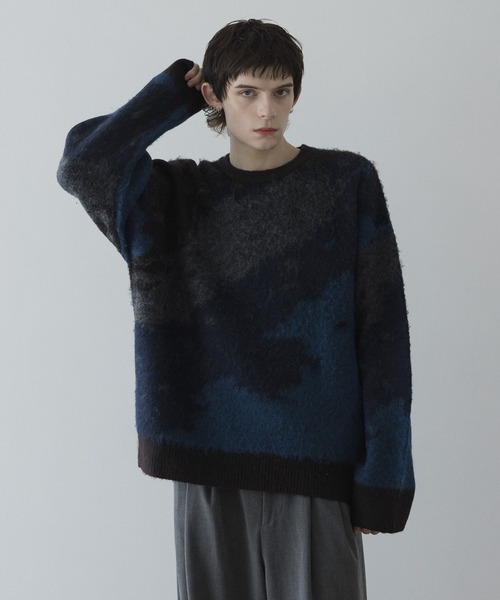 「remer」 長袖ニット SMALL ブラック系その他 メンズ_画像8