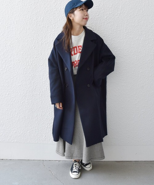 BATEAUX DE SHIPS（シップス）ネイビーコート SHIPS（シップス