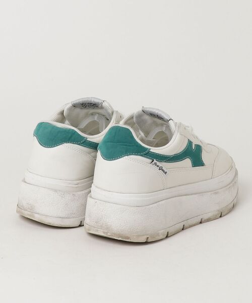 「ASBee」 「poseganch」ローカットスニーカー 25.0cm ベージュ レディース_画像2