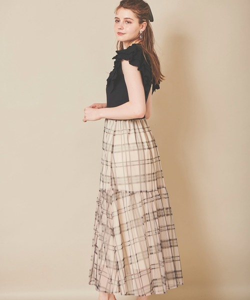 「31 Sons de mode」 ノースリーブニット 36 ベージュ レディース_画像9