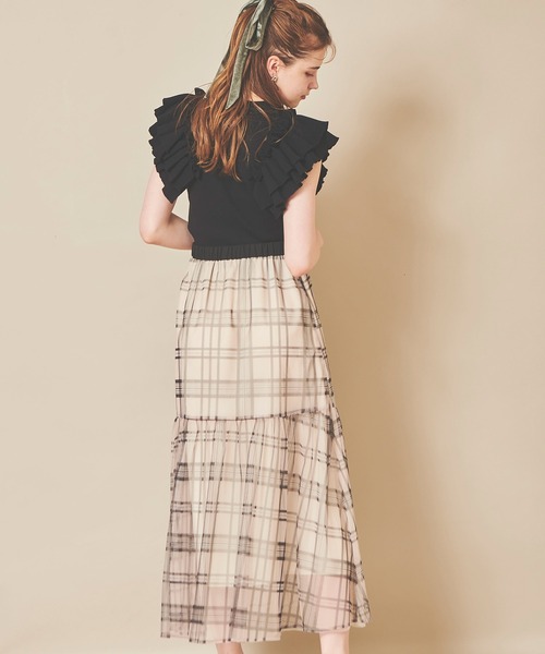 「31 Sons de mode」 ノースリーブニット 36 ベージュ レディース_画像10