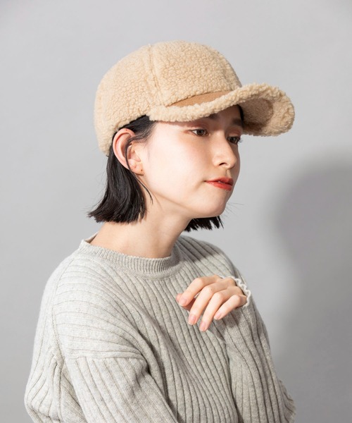 「Munich」 キャップ FREE チャコールグレー レディース_画像3