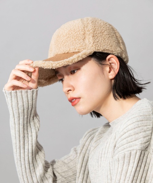 「Munich」 キャップ FREE チャコールグレー レディース_画像4