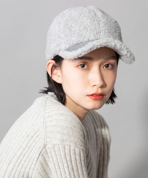 「Munich」 キャップ FREE チャコールグレー レディース_画像8