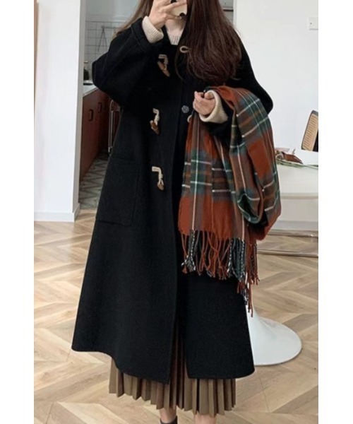 「LAUTRE COTE」 ダッフルコート SMALL ライトベージュ レディース_画像7