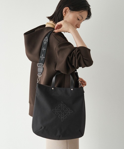 ラシット 2wayトートバッグ　完売品 russet（ラシット） 2WAYバッグ FREE ブラック レディース : ZOZOTOWN