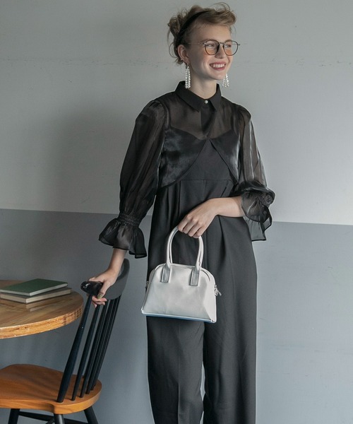 「BONLECILL noir」 オールインワン FREE ネイビー レディース_画像4