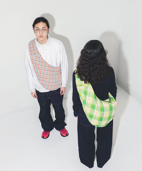 BEAMS GOLF ラウンドバッグ チェック柄 BEAMS GOLF ビームスゴルフ