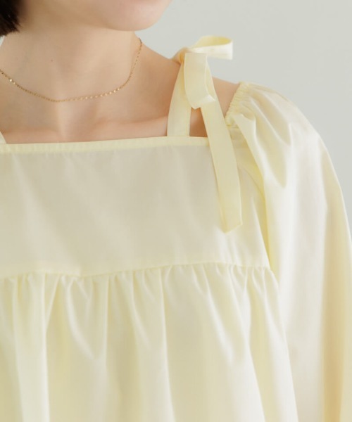 「flower」 長袖ブラウス FREE ホワイト レディース_画像6