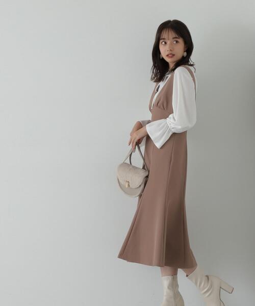 「PROPORTION BODY DRESSING」 長袖ブラウス SMALL ネイビー レディース_画像10