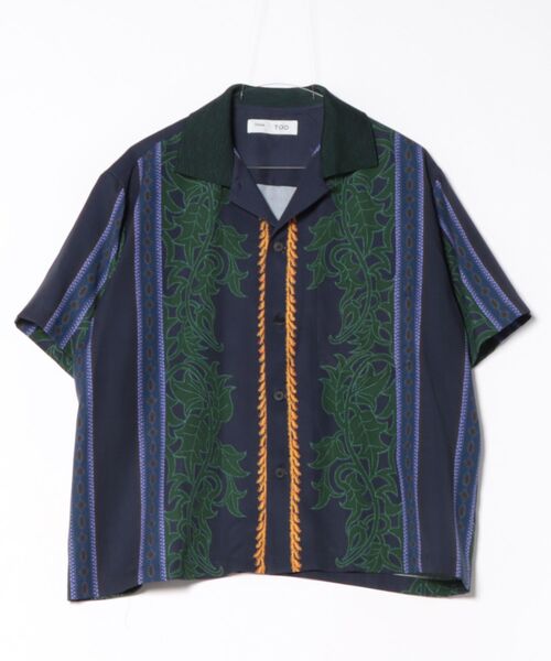 シャツ TOGA　TOO Inner print S/S shirt メンズ レディースの画像