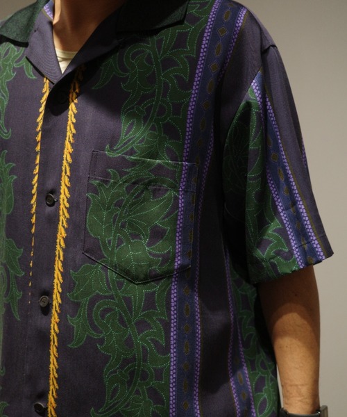 シャツ TOGA　TOO Inner print S/S shirt メンズ レディースの画像