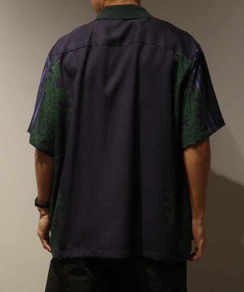 シャツ TOGA　TOO Inner print S/S shirt メンズ レディースの画像