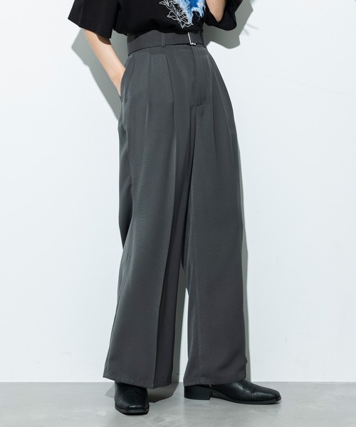 「JUNRED」 スラックス M ブラック メンズ_画像5