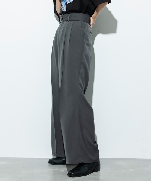 「JUNRED」 スラックス M ブラック メンズ_画像6