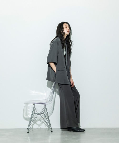 「JUNRED」 スラックス M ブラック メンズ_画像7