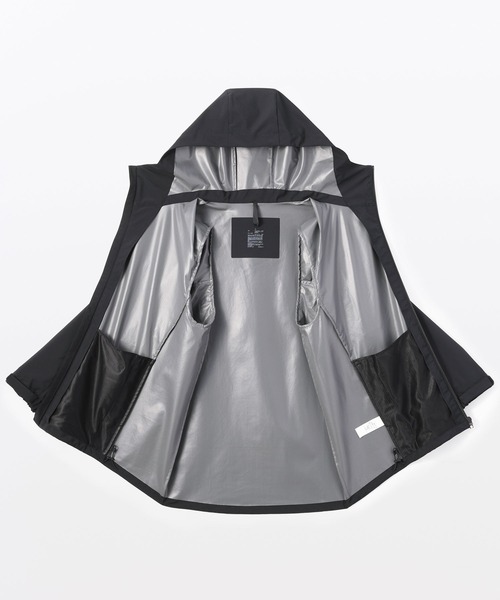 無印良品（MUJI） コート ジャケット 紳士 透湿撥水フードジャケット