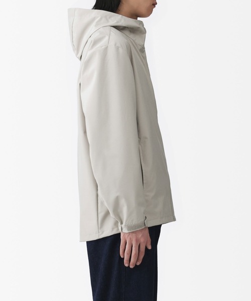 無印良品（MUJI） コート ジャケット 紳士 透湿撥水フードジャケット