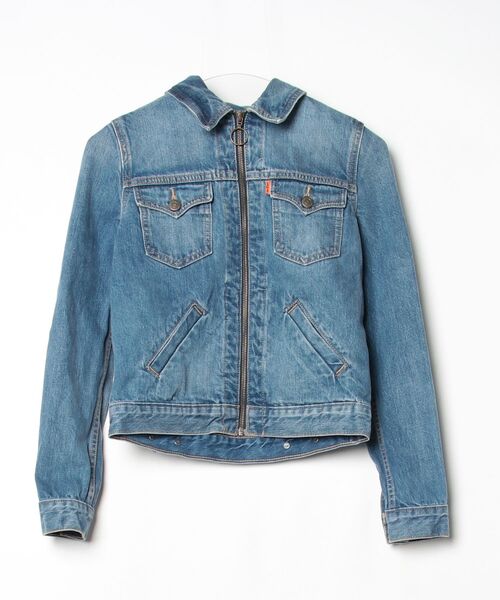 「Levi's」 デニムジャケット X-SMALL ブルー レディース LEVI'S リーバイス 70〜 80年代 USA製 70505-0217 スモールe 4th 刻印522 デニムジャケット ブルー 36〜  38ぐらい 長袖 | 古着屋 EAGLEBASE