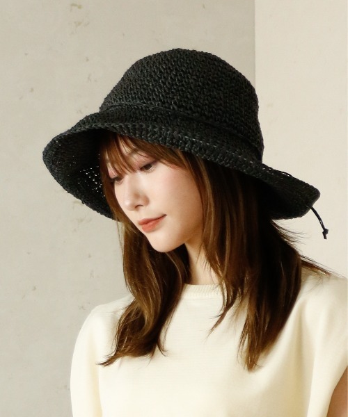 「Per sist ence」 ストローハット FREE ベージュ レディース_画像7