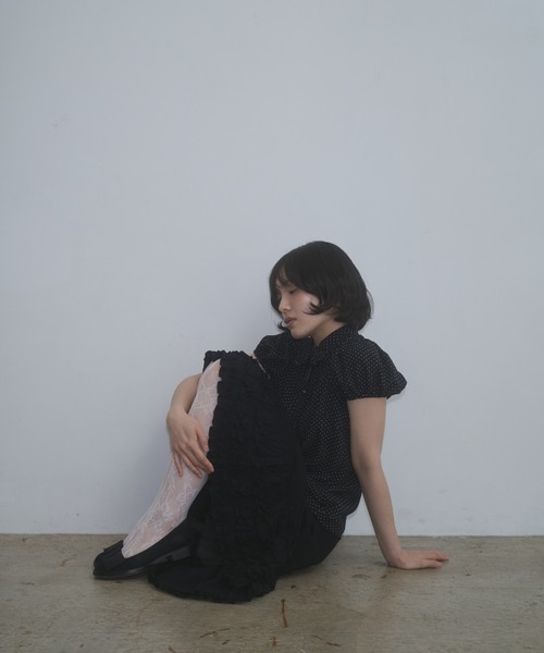 FEKETE（フェケテ） スカート frill midi flared skirt / フリル