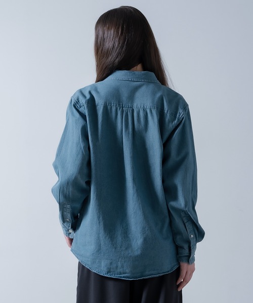 NULL シャツ 「nl」6oz デニム シャツ メンズ レディース : ZOZOTOWN
