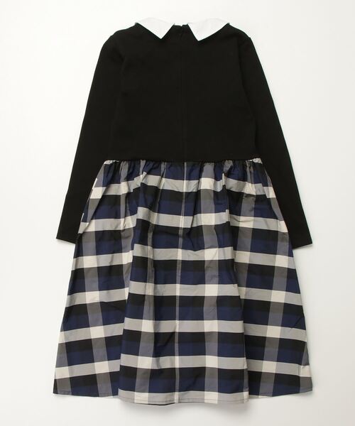 「green label relaxing」 「KIDS」ドッキングワンピース 140cm ネイビー キッズ_画像2