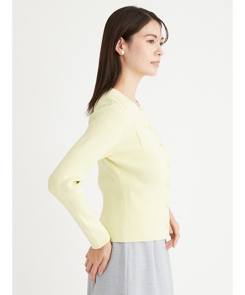 「CELFORD」 ニットカーディガン FREE ブラック レディース_画像3