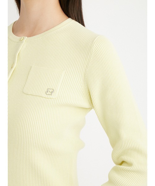 「CELFORD」 ニットカーディガン FREE ブラック レディース_画像7