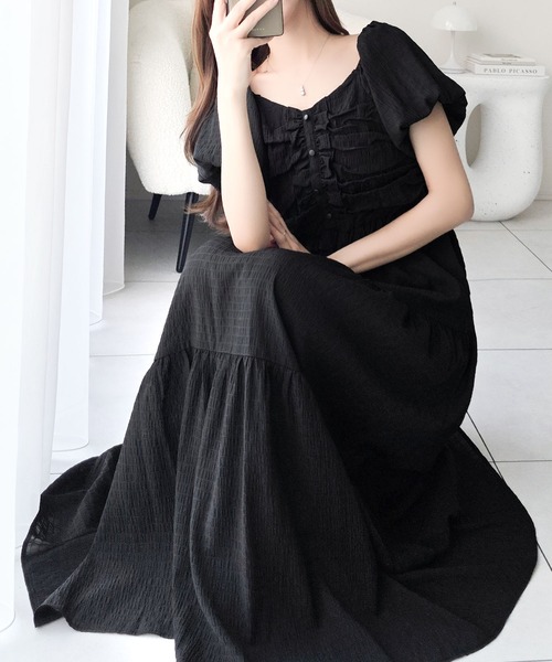 mily bilet ワンピース 夏 半袖 「mily bilet」甘さの中に、ほんのり