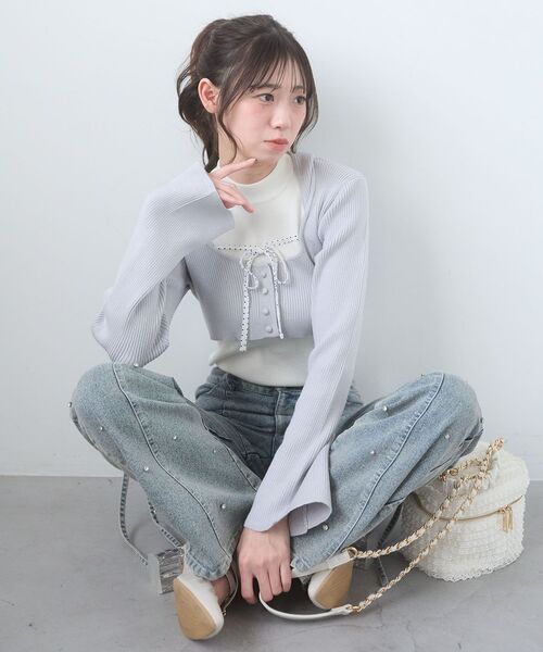 MAJESTIC LEGON（マジェスティックレゴン） カーディガン アメスリ