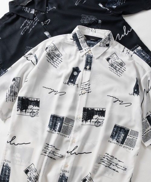 Limited Line Naive Magic シャツ 「a」アソート総柄半袖シャツ 接触冷