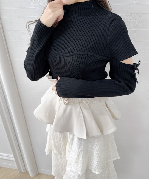 「couture BY ROJITA」 長袖ニット FREE ホワイト レディース_画像3