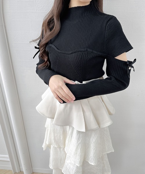 「couture BY ROJITA」 長袖ニット FREE ホワイト レディース_画像5