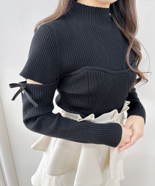 「couture BY ROJITA」 長袖ニット FREE ホワイト レディース_画像7