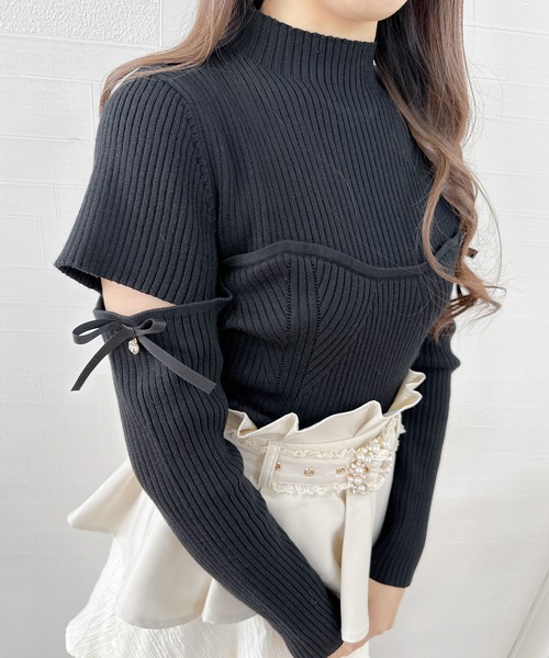「couture BY ROJITA」 長袖ニット FREE ホワイト レディース_画像8