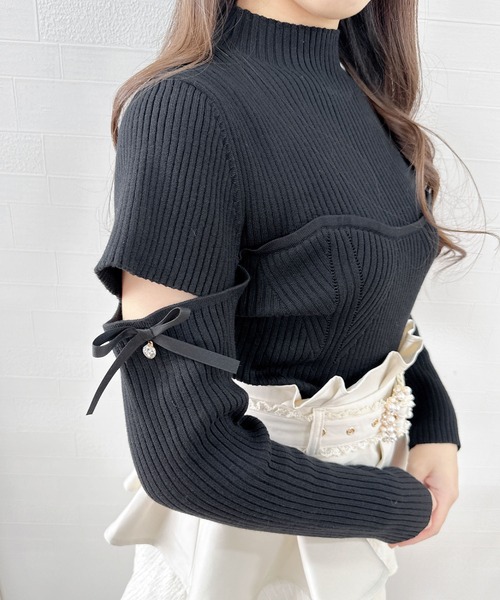「couture BY ROJITA」 長袖ニット FREE ホワイト レディース_画像9