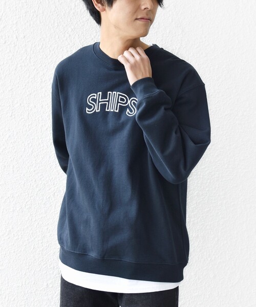 SHIPS（シップス） トレーナー スウェット 「WEB限定」SHIPS ラウンド
