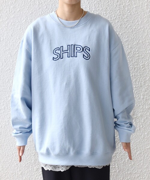 SHIPS（シップス） トレーナー スウェット 「WEB限定」SHIPS ラウンド