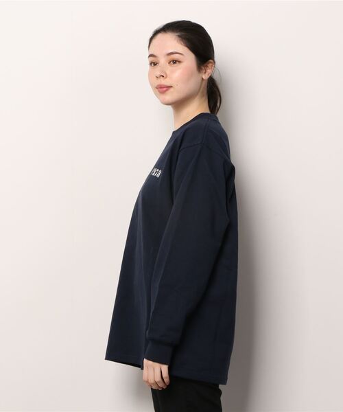 「UGG」 長袖カットソー L ネイビー レディース_画像5