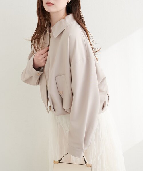 natural couture ブルゾン アウター バルーンブルゾン レディース