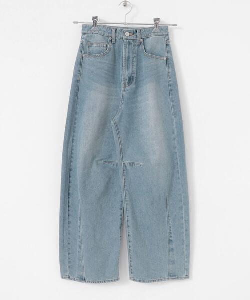 「SENSE OF PLACE by URBAN RESEARCH」 デニムパンツ LARGE インディゴブルー レディース_画像6