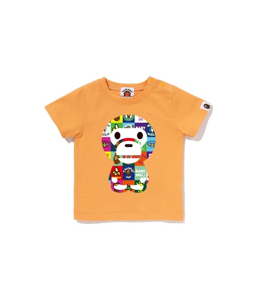 A BATHING APE（アベイシングエイプ） tシャツ BABY MILO PATCHWORK