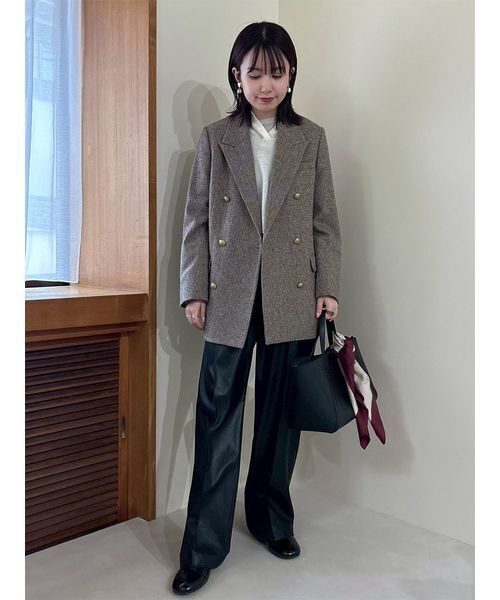 「Mila Owen」 テーラードジャケット ONE SIZE ブラウン レディースの画像