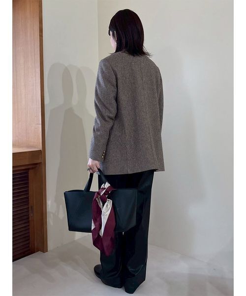 「Mila Owen」 テーラードジャケット ONE SIZE ブラウン レディースの画像