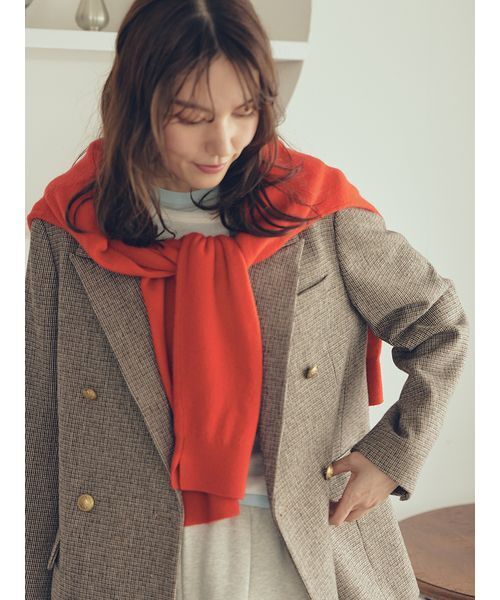 「Mila Owen」 テーラードジャケット ONE SIZE ブラウン レディースの画像